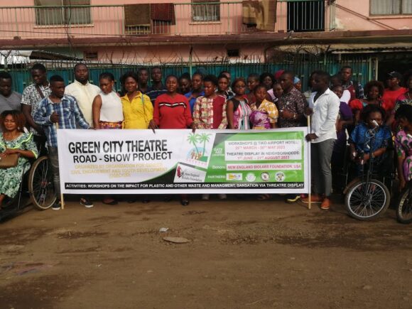 OGCEYOD Cameroon; Green City #Theatre Tiko/Mutengene #plasticpollution #wastemanagement #sustainable