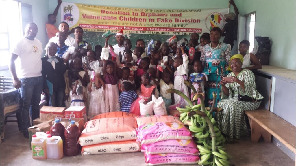 OGCEYOD Cameroon; Donation to Orphans and Vulnerable Children in Fako 2017