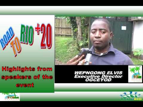 OGCEYOD Cameroon on Road to RIO+20 Consultative meeting in Cameroon