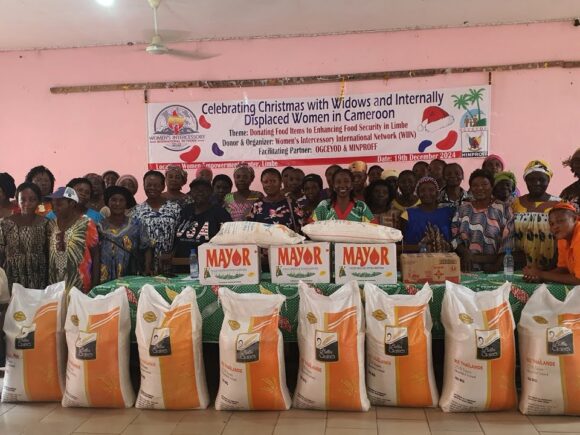 OGCEYOD Cameroon; Donating Food Item to #vulneblewomen to Enhance #foodsecurity #povertyalleviation